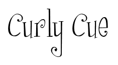 Curly Cue font